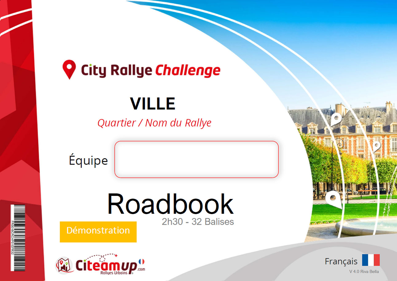 Roadbook Equipe - City Rallye Challenge - Citeamup