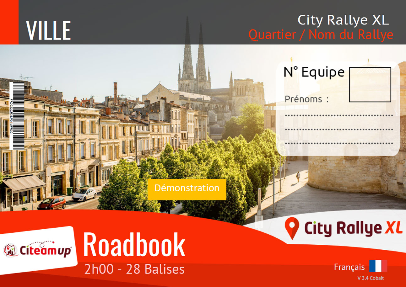 Roadbook Equipe - City Rallye XL - Citeamup